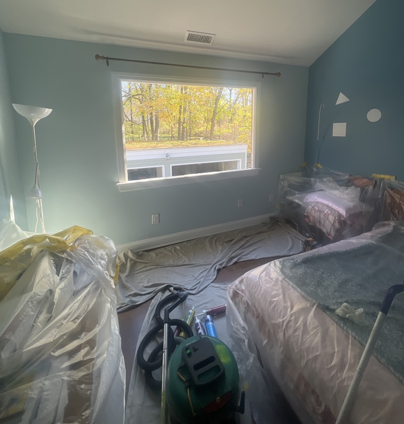 Clean window installation with HEPA vac